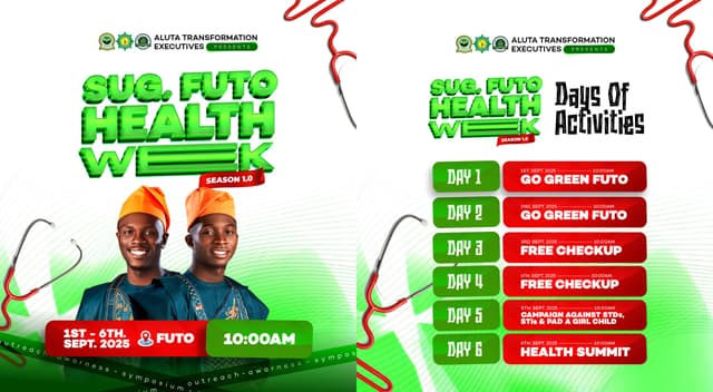 SUG FUTO HEALTH WEEK