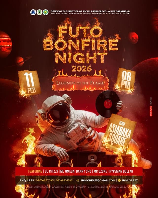 FUTO Bonfire Night 2026 ๐ฅ
