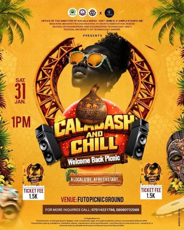 ๐ฅฅ๐ฟ CALABASH & CHILL โ WELCOME BACK PICNIC ๐ฟ๐ฅฅ